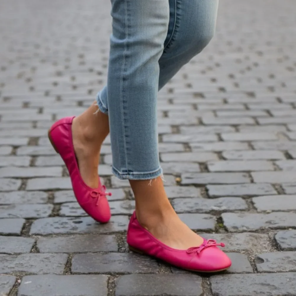 White Mountain Slip on  Pink Ballet Flats(Size 7.5M)